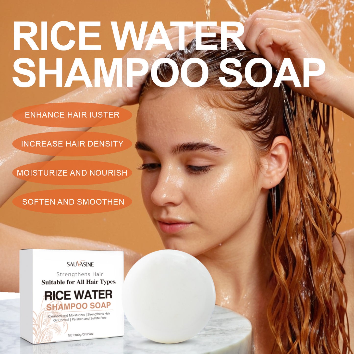 Rice Water Handmade Hair Soap