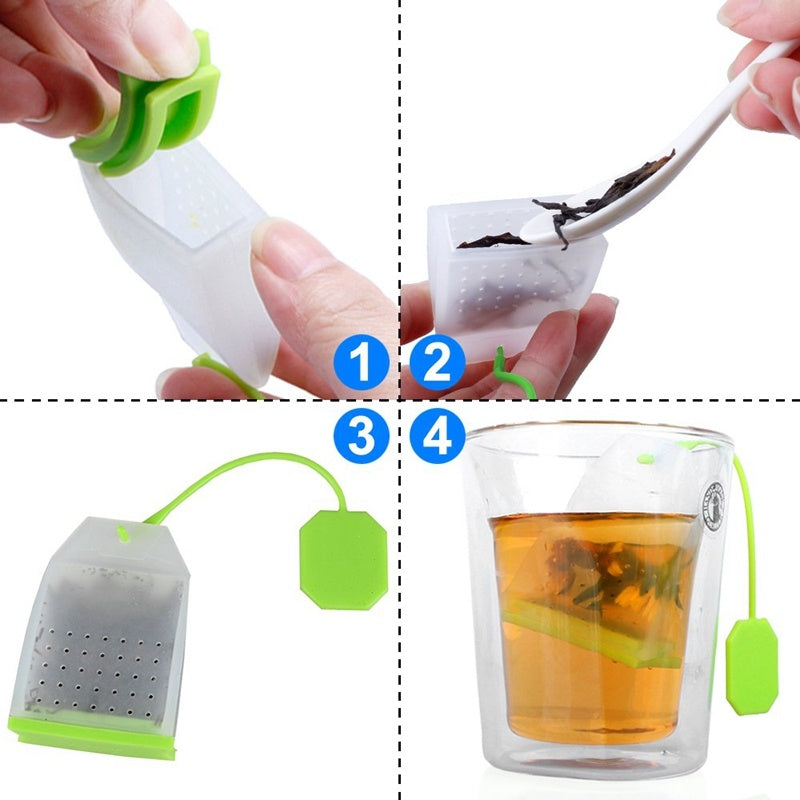 6PC Silicone Tea Filter Set