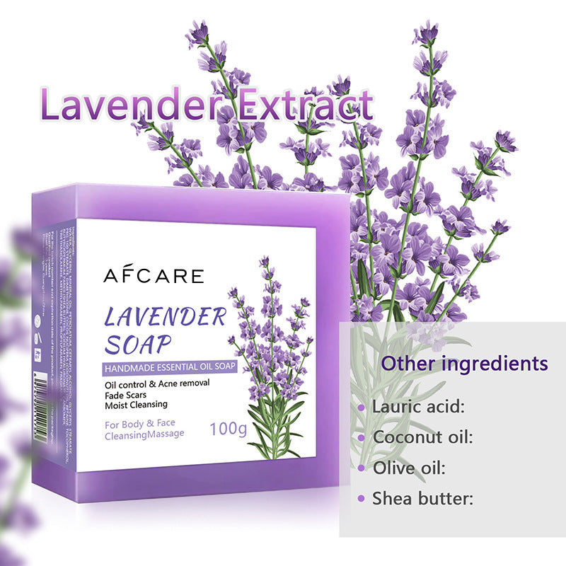 Handmade Lavender Soap for Face & Body