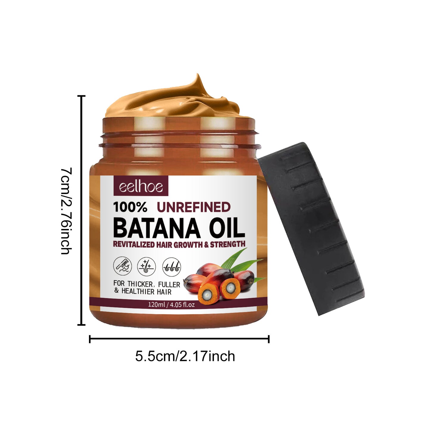 Natural Batana Oil for Hair Growth - Unrefined From Honduras - Inspired by Dr. Sebi