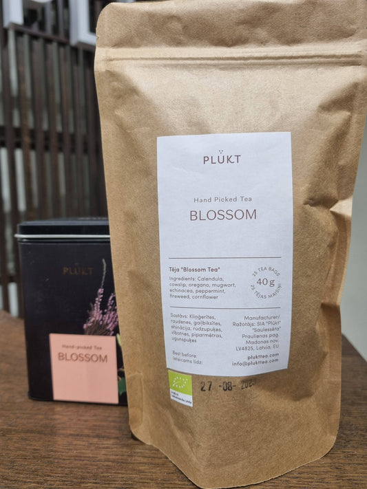 BLOSSOM REFILL Tea Package - 25 Tea Bags - Herbal Organic