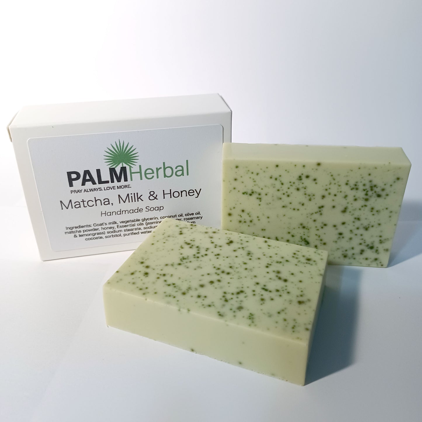 PALMHerbal Soap - Matcha, Milk, & Honey